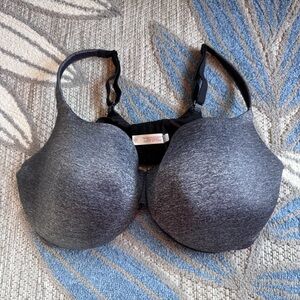 Cacique Heather Space Grey‎ True Embrace T-Shirt Underwire Bra Size 44DDD